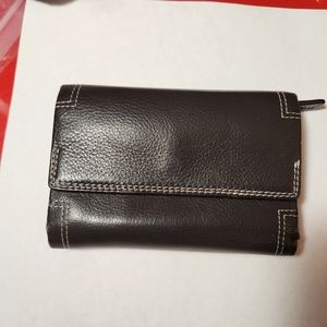 Geniune vegetable tanned leather wallet men